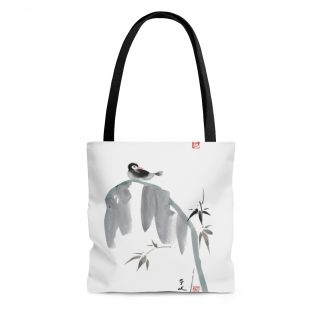 AOP Tote Bag 中国水墨画帆布包